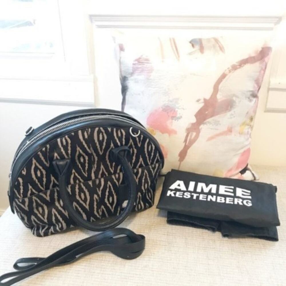 Aimee Kestenberg Printed Calf Hair Satchel Bag